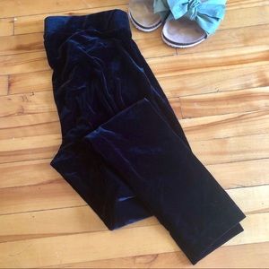 Old navy velvet leggings